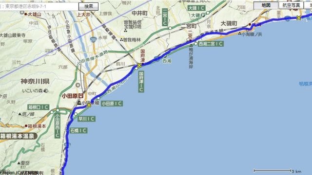 経由点あり